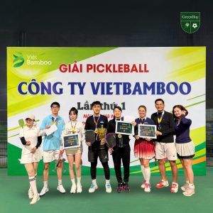 Giải đấu Pickleball công ty Việt Bamboo tại GreenBay Sport Center
